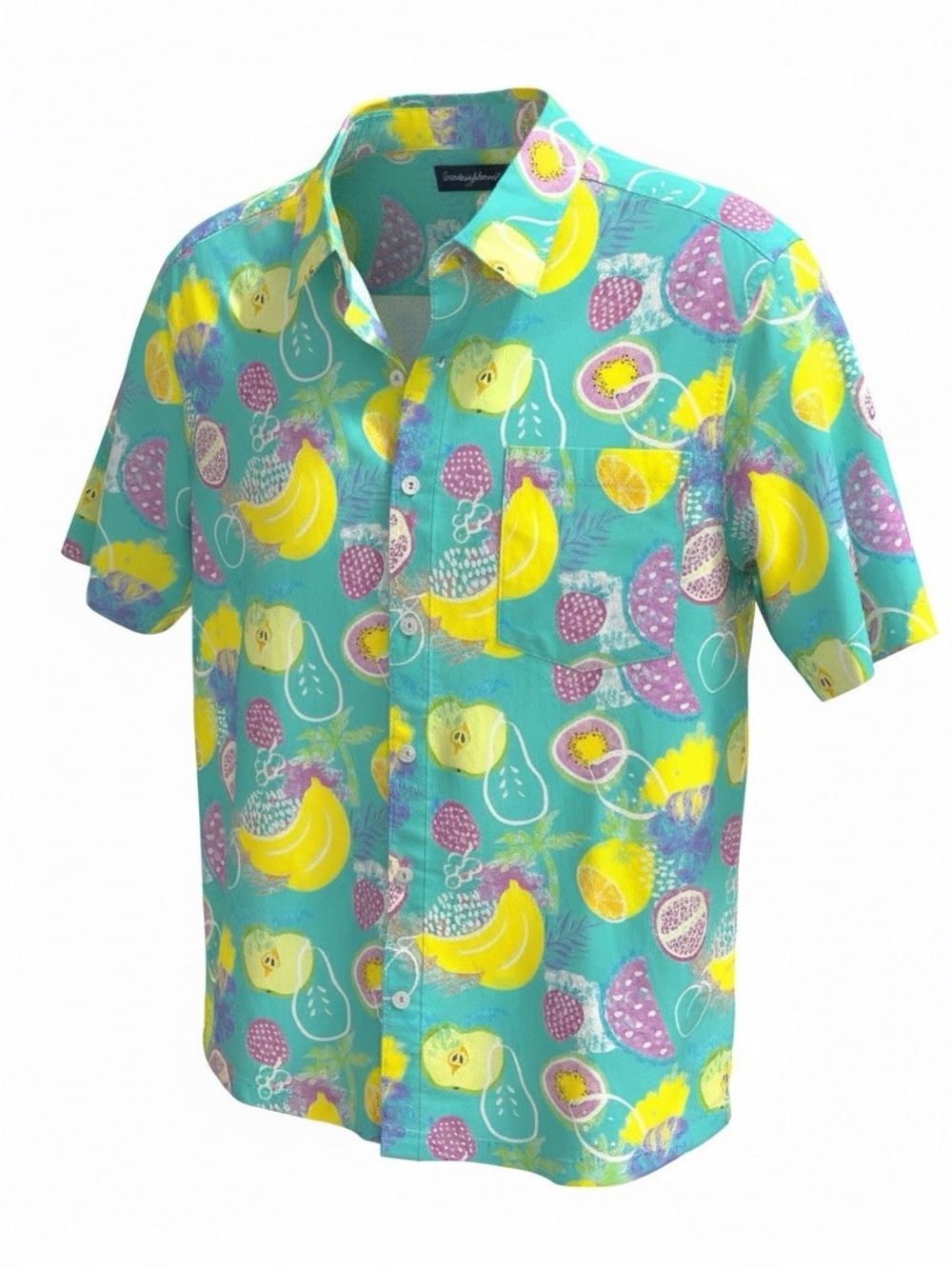 NWOT Island Haze Men's Fruity Hawaiian Shirt